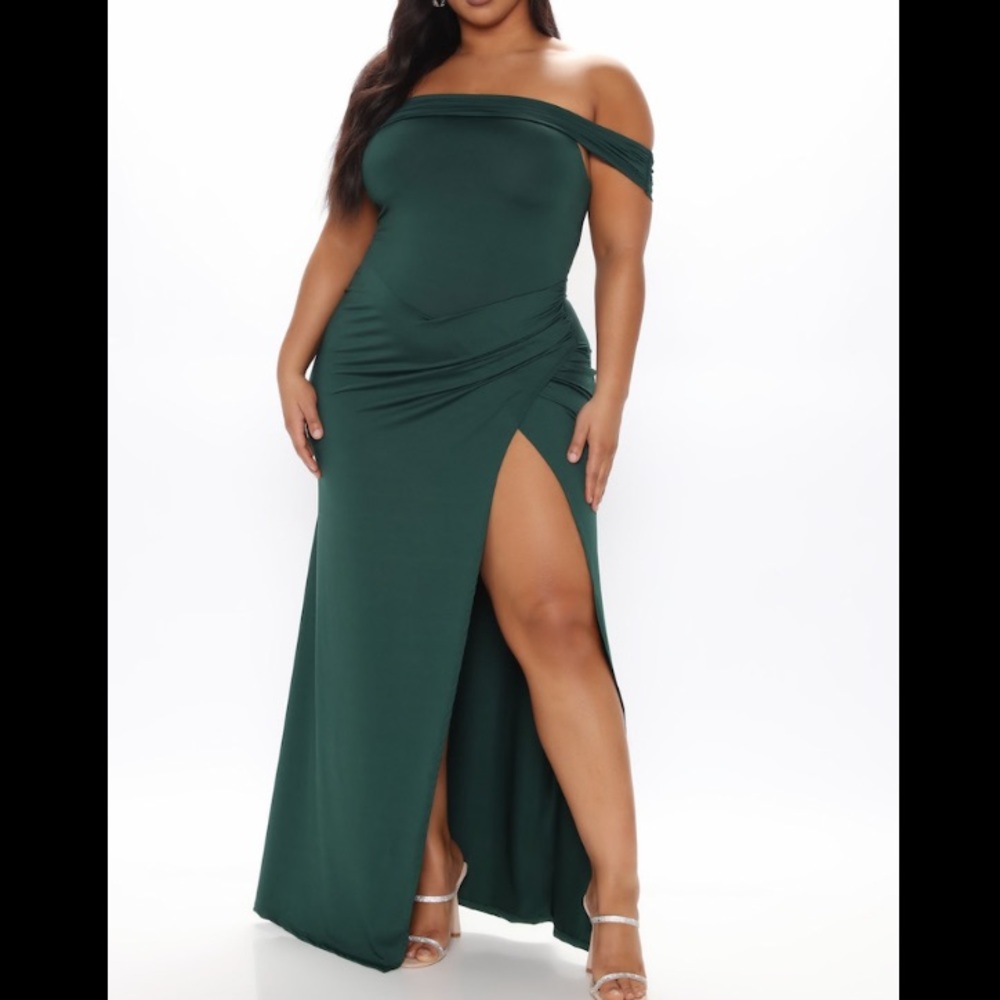 Hunter Green Maxi Dress